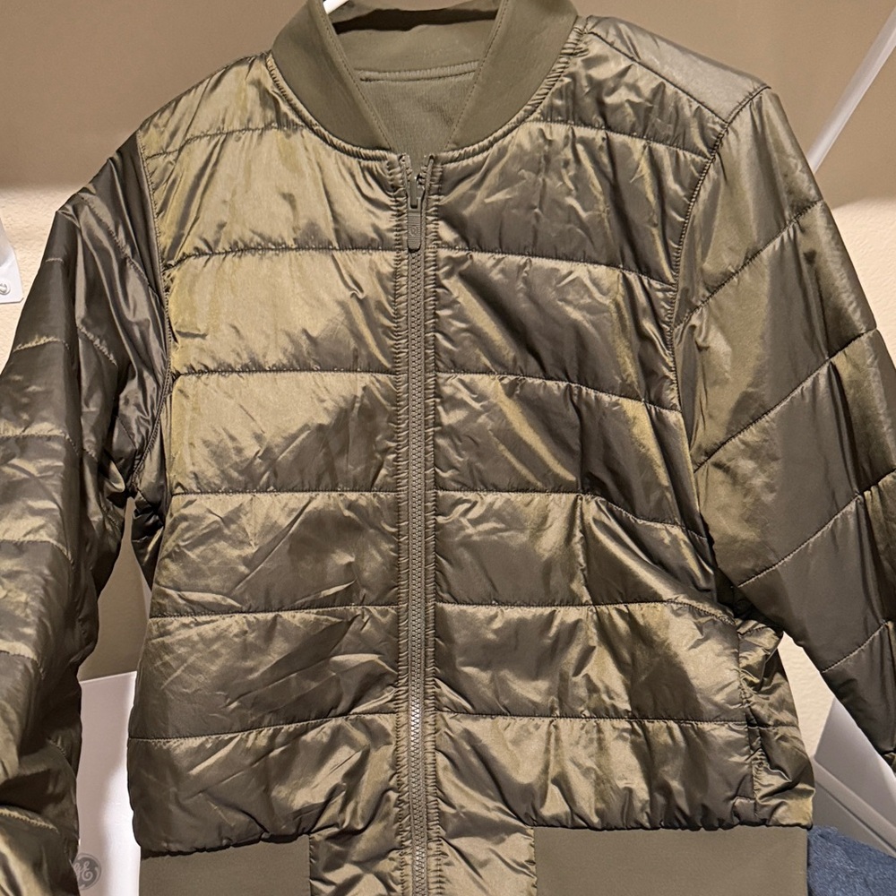 lululemon athletica Olive Bomber Jacket